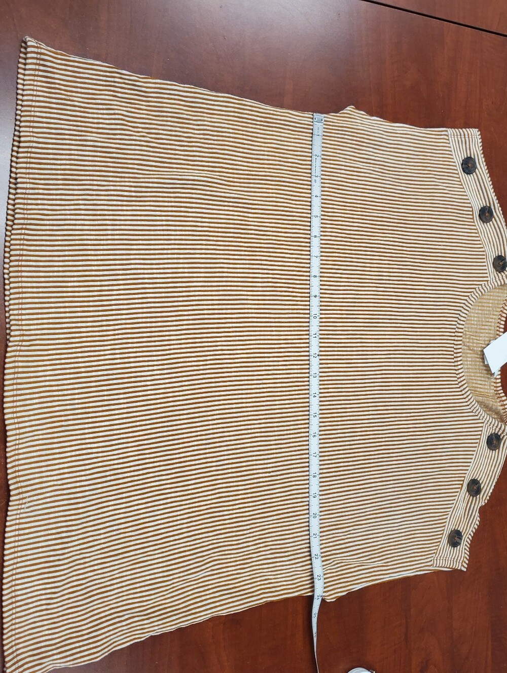 Button Shoulder Top - Picture 4 of 6